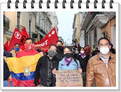 Ekvador'da işçi eylemi
