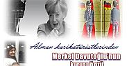 Elmas Topcu yazdı;Alman karikatüristler yine affetmedi:  Merkel Davutoğlu’nun kıçını öptü