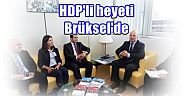 HDP'li heyet, hafta başından bu yana Brüksel'de üst düzey görüşmelerde bulunuyor.
