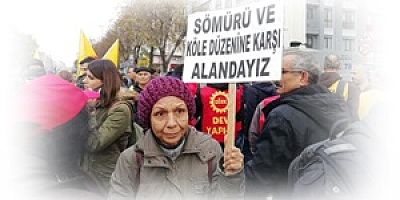 İstanbul'da E. D.Güçleri,“Sermayeye değil emekçiye bütçe, yaşasın sınıf dayanışması”  talebiyle yürüdü