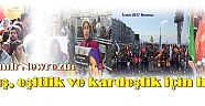 İzmir Newrozu:  Barış, eşitlik ve kardeşlik için hayır!