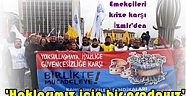 Kamu Emekçileri krize karşı İzmir'den  'Haklarımız için bir aradayız' dedi