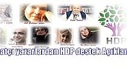Sanatçı yazarlardan HDP destek Açıklaması