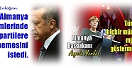  T.Erdoğan,    Almanya seçimlerinde bazı partilere oy verilmemesini istedi ve tepkiler